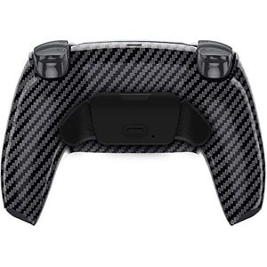 eXtremeRate Grafiet Carbon Fiber Patroon Rise 2.0 Remap Kit voor ps5 Controller BDM-010/020, Upgrade Board & Opnieuw ontworpen Back Shell & Back Knoppen voor ps5 Controller - Controller NIET
