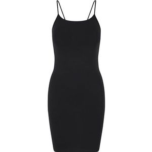 Urban Classics Dames Dames Stretch Jersey Slim Dress Jurk, zwart, 3XL