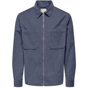 ONLY & SONS Onsalp 14W RLX 2Pkt Washd Cord Zip Noos, vintage indigo, XXL