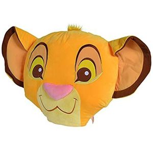Nicotoy 6315874378 - Disney de Leeuwenkoning Simba kussen van de leeuw, 35 x 40 cm, 1 stuk, vanaf 0 maanden