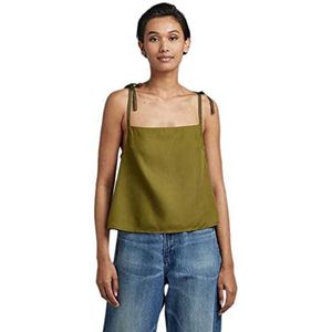 G-STAR RAW Dames para Simple Tank Wmn T-shirt, Groen (Avocado D23312-D297-D612), S, groen (Avocado D23312-d297-d612), S
