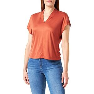 T-shirt met korte mouwen, Orange, 34