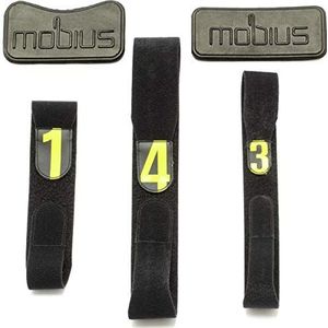 MOBIUS XX-Large Strapset voor volwassenen, unisex, zwart, XXL