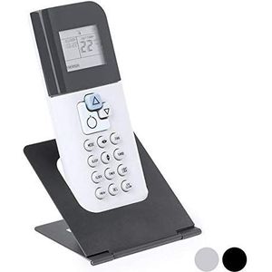 BigBuy Gadget 143476 Opvouwbare houder voor afstandsbedieningen, zwart