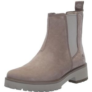 Timberland Carnaby Cool Basic Chelsea Boot voor dames, Taupe Nubuck, 39.5 EU Weit