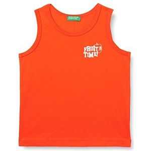 United Colors of Benetton Tanktop voor kinderen en jongeren, rood 1g9, 82