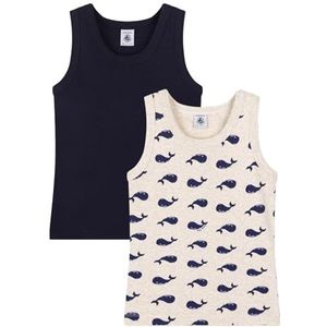 Petit Bateau Tanktops (verpakking van 2 stuks) voor kinderen en jongeren, Versie 1., 12 jaar