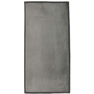 MonBeauTapis tapijt, grijs, extra zacht, antislip, flanel, polyester 120 x 60 cm grijs