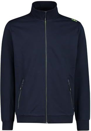 CMP - Stretch Fleece Sweatshirt - Blauw - Heren - Met Doorlopende Ritssluiting