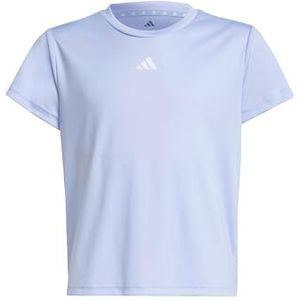 adidas Meisjes Train Essentials Regular Fit Logo Training T-Shirt Junior Girls, Violet Tone/White, 7-8 Years