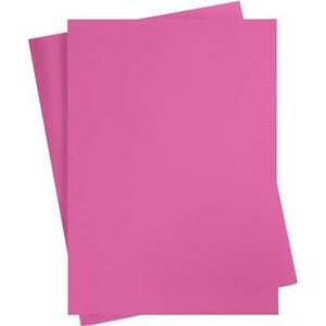 Gekleurde Kaart, A2 420x600 mm, 180 g, roze, 100sheets