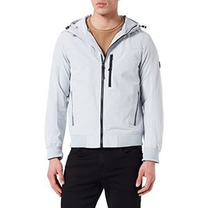 TOM TAILOR Denim Uomini Blouson jas met capuchon 1030538, 11306 - Pearl Blue Grey, L