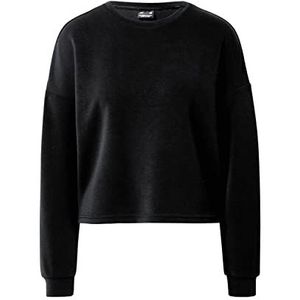 4F Dames sweatshirt BLD039 jeans, Deep Black, XS voor dames, Diepzwart, XS