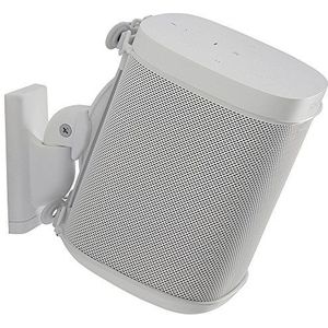 Sanus Verstelbare luidspreker wandsteun ontworpen voor SONOS ONE, PLAY: 1 & PLAY: 3 - Single (wit)