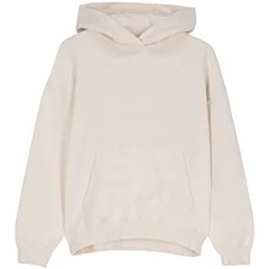 ECOALF, Monsalf sweatshirt voor dames, van biologisch katoen en gerecycled katoen, met capuchon, lange mouwen, comfortabel en veelzijdig, basic sweatshirt, Wit, L