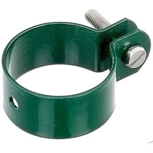 Alberts 655228 klem voor schoor | verzinkt, groene kunststof coating | klem-Ø 42 mm