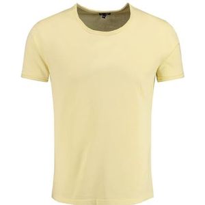KEY LARGO Freeze Round T-shirt voor heren, Pastel Yellow (1418), L