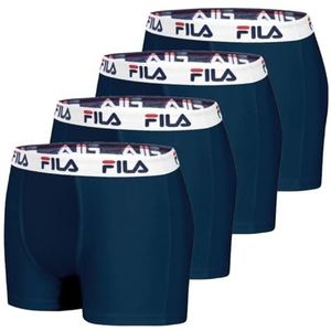 Fila Heren Fi/1bcx4/Fu5016 Retroshorts, Nv, XL (4-pack), NV., XL