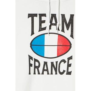 REPUBLIC OF CALIFORNIA Sweatshirt met capuchon voor heren, Wit, S