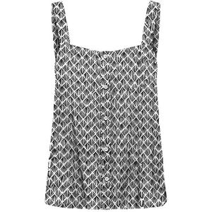 Jdy Sezen Life S/L Top WVN Dia, cloud dancer, XXL