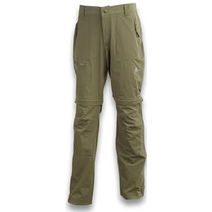 ANDE New Palma Jr Zip-off kinderbroek – veranderbaar en ademend voor wandelingen, bladgroen, 4 anni