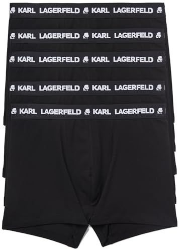 Karl Lagerfeld - LOGO TRUNK - Boxershorts - Zwart - Lot van 5
