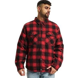 Brandit Lumberjack, jas in houthakkersdesign, maat S tot 7XL, rood/zwart, XXL