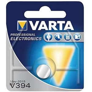Varta 10X 38510 Professional Electronics SR45 (V394), 1 stuk blister - zilveroxide-zink-knoopcel, 1,55 V horloge-batterij
