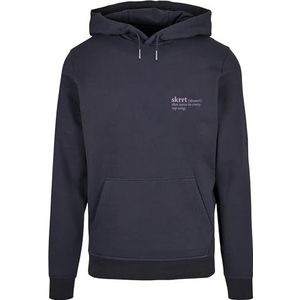 Mister Tee That Noise Hoody, herenhoodie met backprint, regular fit, Donkerblauw, 6XL