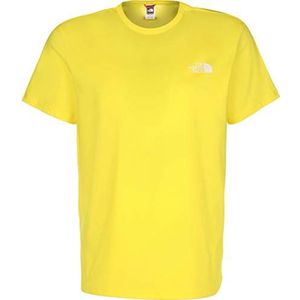 THE NORTH FACE M S/S Simple Dome Te TNF Lemon T-shirt voor heren