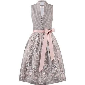 STOCKERPOINT - Dirndl 'Madlenka' - Taupe - 2-delig - Knielengte - Mouwloos
