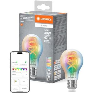 Ledvance - Smart E27 LED Lamp - Dimbaar - 4.8W - 2700K/6500K - 470Lm - 320°
