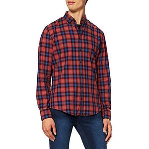 Seidensticker Heren slim fit twill overhemd met lange mouwen