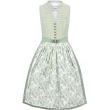 STOCKERPOINT Dirndl 'Leandra'  pastelgroen / wit