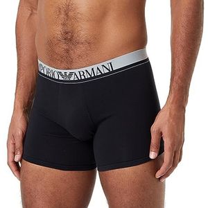 Emporio Armani Heren The New Icon Boxer Shorts, zwart, S