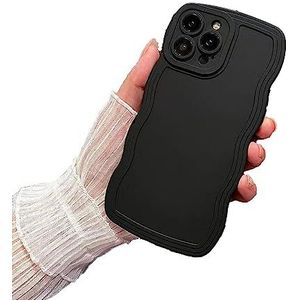 CLIPPER GUARDS Compatibel met iPhone 13 Pro Max hoes, [Liquid Silicone Case], Full Body Screen Camera [beschermhoes], schokbestendig, [Slim Phone Case], 6,7 inch zwart