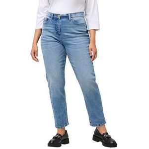 Ulla Popken Dames, MOM Jeans, Blue Denim, 56, Blue Denim, 56 NL