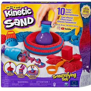 Kinetic Sand - Sandisfying-set met 907 g speelzand en gereedschap - Sensorisch speelgoed
