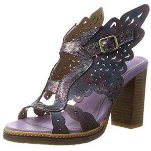 Laura Vita Belem 06 riempjessandalen voor dames, Violet Violet, 42 EU