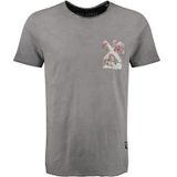 KEYLARGO Heren T-shirt KLSUMMER Splash - Zilver - Katoen