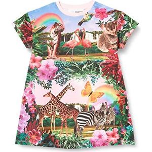 Desigual Girls Vest_ANA Casual Jurk, Rood, 5/6