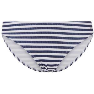 Pepe Jeans Dames gestreept rib bikinibroekje, blauw (marineblauw), XS, Blauw (zwart), XS