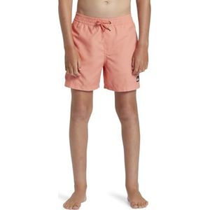 Quiksilver Everyday Solid Volley YTH 14 Boardshorts voor jongens (1 stuk), koraal, 12 Jaar