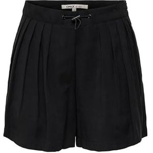 ONLY - ONLNICA - Bandplooibroek - Zwart - Regular Fit