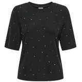 JDY - Top - Pailletten - Korte Mouwen - O-hals - Standard Fit