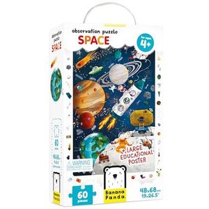 Observation Puzzle Space Age 4+ Puzzel en Poster