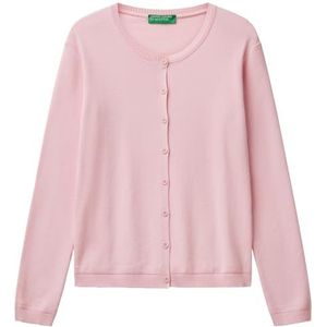 United Colors of Benetton Gebreid vest voor dames, roze 0g0, XL