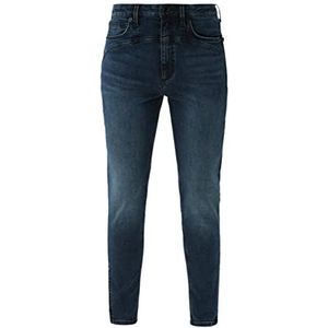 Q/S by s.Oliver Dames Jeans-slang 7/8, blauw, 40, Blauw, 40