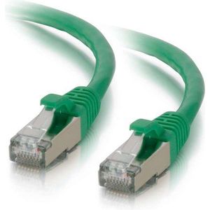 C2G 00840 Cat6-kabel - Snagless afgeschermde Ethernet-netwerkpatchkabel, groen (30 voet, 9,14 meter)