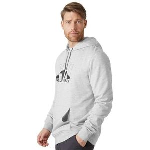 Helly Hansen Heren Nord grafische pull over hoodie, grijs gemêleerd, M